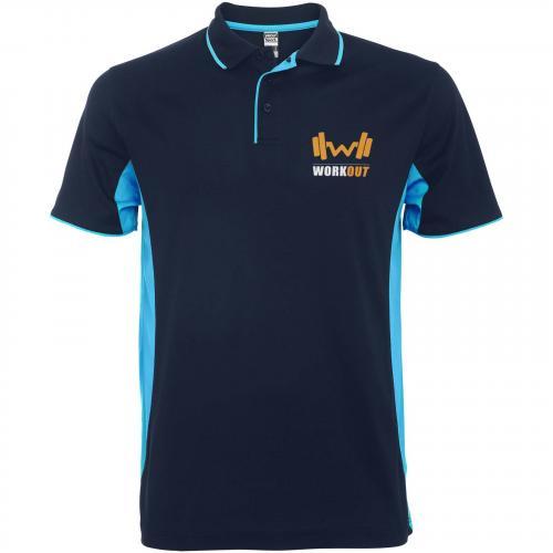Montmelo unisex sportpolo met korte mouwen