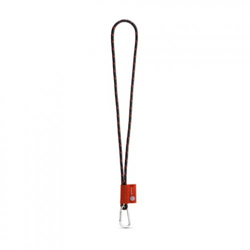 Set lanyard nautic lang ø 5 mm met 55 mm dvormige karabijnhaak