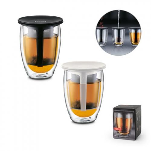 Double wall cup 350ml Tea for one