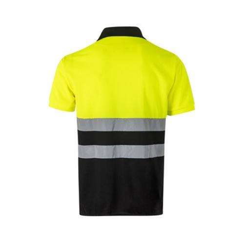 Twotone birdeye polo shirt 160gm² with short sleeves in polyester 100% Vl cupid
