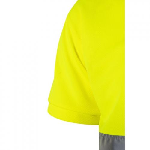 Twotone birdeye polo shirt 160gm² with short sleeves in polyester 100% Vl cupid