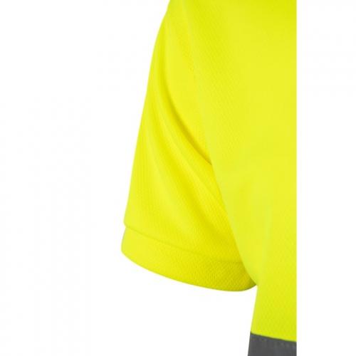 Twotone birdeye polo shirt 160gm² with short sleeves in polyester 100% Vl cupid