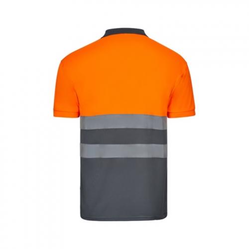 Twotone birdeye polo shirt 160gm² with short sleeves in polyester 100% Vl cupid