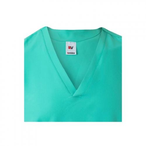 Shortsleeved tunic 140 gm² made from 100% microfibre Vl flora