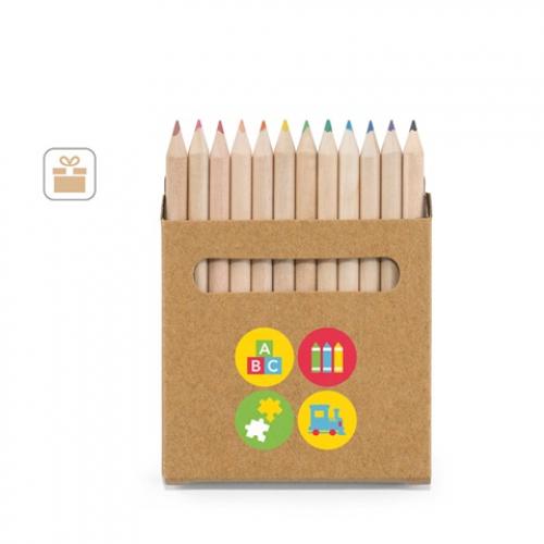 Buntstift schachtel mit 12 buntstiften Coloured