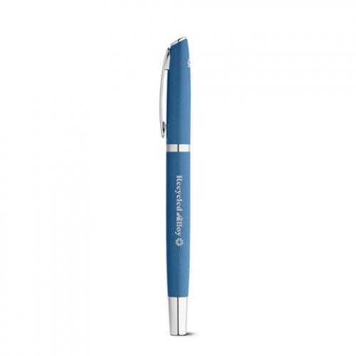 Roller and ball pen set with 100% recycled aluminium body Relandoset