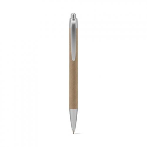 Balpen gemaakt van 100% gerecycled papier en details in gerecycled abs 100% rabs Kyra