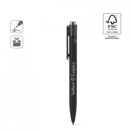Set consisting of a ballpoint and a inkless pen both made of aluminium 94% recycled Kylie set