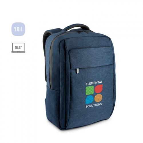 fully padded laptop backpack in 300d recycled highdensity polyester and 210d recycled polyester lining Coventry