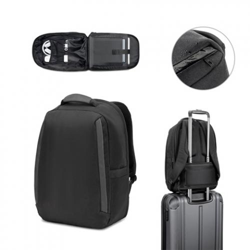Antitheft backpack in twill with waterrepellent coating and highdensity 600d recycled polyester for 173 laptop Yangon bpack