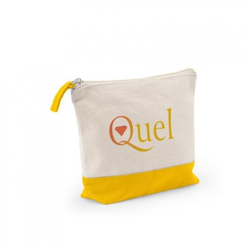 100% katoenen cosmetische tas 340 gm² tweekleurig Daphne