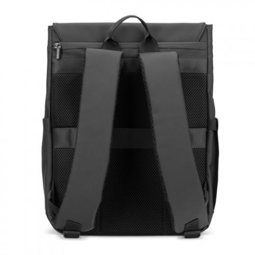 Laptoprugzak 16 inch van pu met klep die alle compartimenten afdekt Azores bag