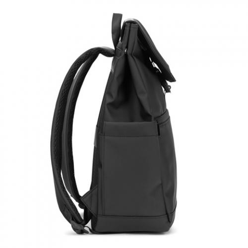 Laptoprugzak 16 inch van pu met klep die alle compartimenten afdekt Azores bag