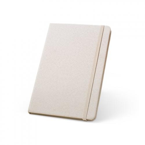 A5 notitieblok van gerecycled polyester 100% rpet met gelinieerde paginas Boyd