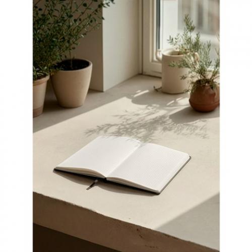 A5 pu notebook with squared paper Hemingway square