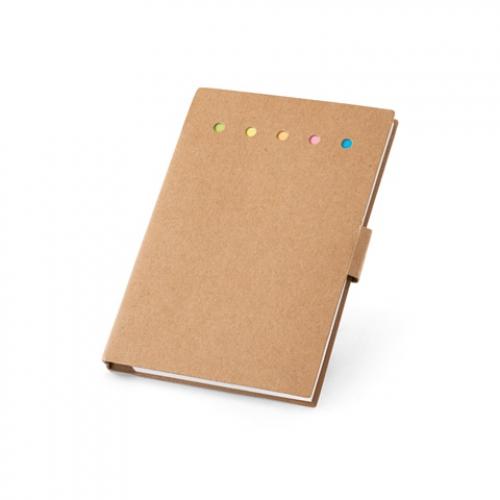 Coloured sticky notepad with 6 sets Cooper ii