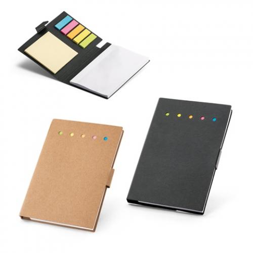 Coloured sticky notepad with 6 sets Cooper ii