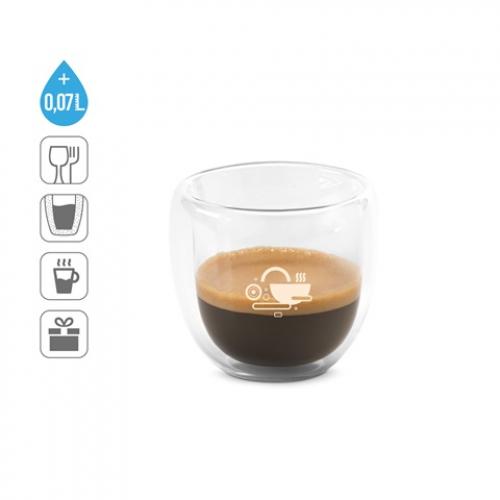 Set bestehend aus 2 gläser Expresso