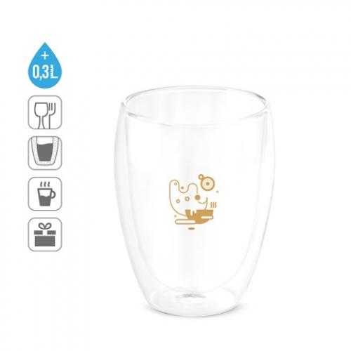 Set bestehend aus 2 gläser 350 ml Machiato