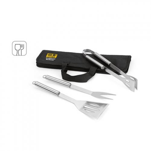 delige roestvrijstalen barbecueset Soares