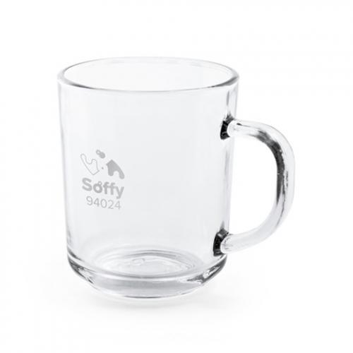 Tasse aus glas 280 ml Soffy