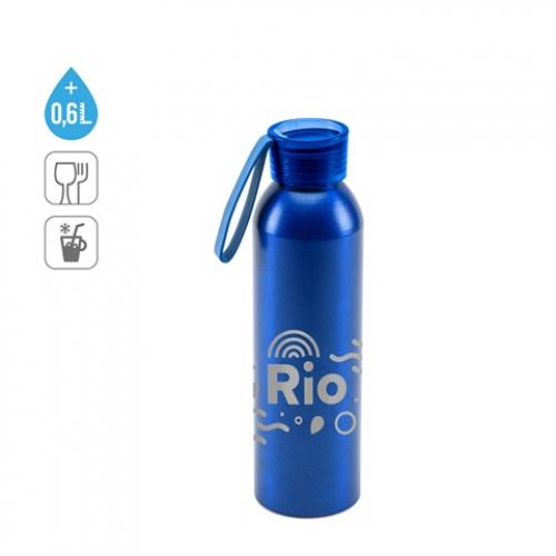 Gerecycled aluminium 100% ral bidon met pp dop 660 ml Rio