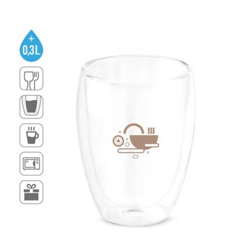 Borosilicate glass cup 350 ml Machiato cup