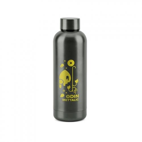Fles van 90% gerecycled roestvrijstaal 550 ml Odin mettalic