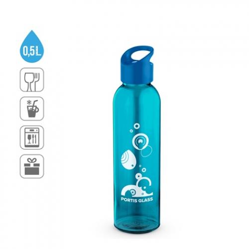 Glazen fles met pp dop 500 ml Portis glass