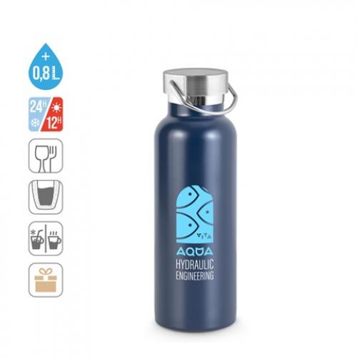Stainless steel bottle 90% recycled with vacuum insulation 750 ml Duplantis