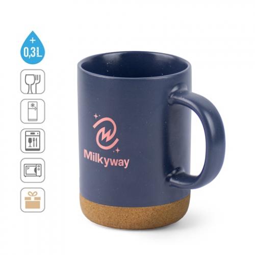 Ceramic mug with cork base 370 ml Constellation cork