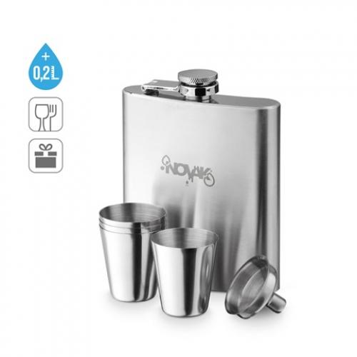 Set flasche und becher Novak