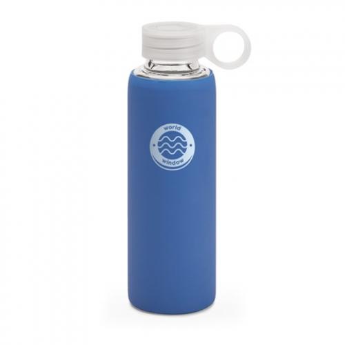 Borosilicaat glazen sportfles 380 ml Dhabi