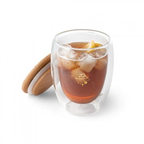 Reisbeker van borosilicaatglas 350 ml Ecuador l
