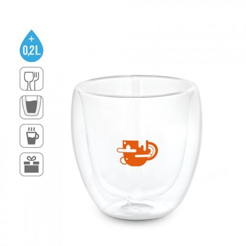 Borosilicaatglas beker 220 ml Americano