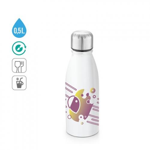 Aluminium fles sublimatie en roestvrijstalen dop 500 ml Billy