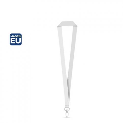 Polyester sublimation lanyard with carabiner Manila