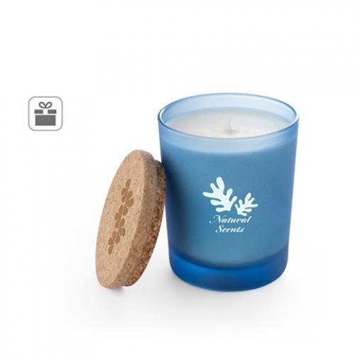 Aromatische kaars in glazen beker met houten deksel 180 g Duval