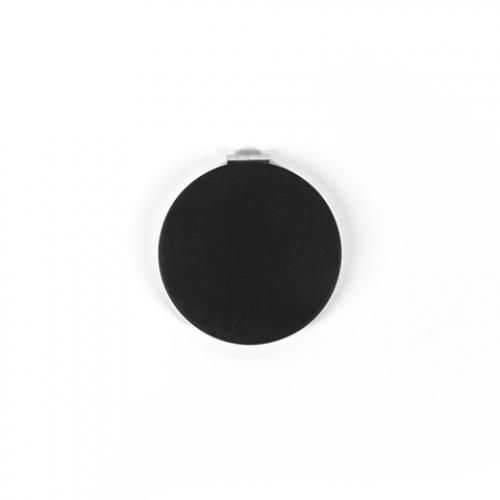 Dubbelzijdige ronde spiegel met matte pubuitenkant Freya