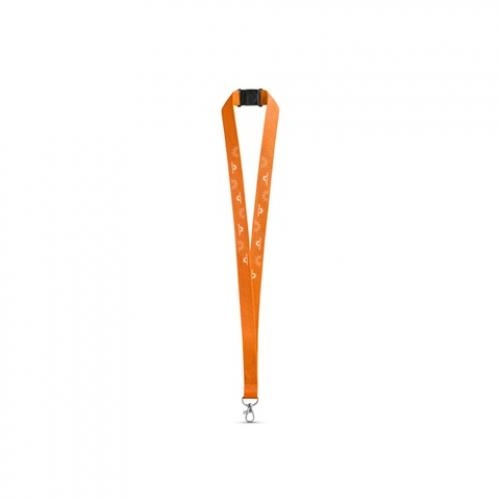 Polyester lanyard with safety clasp Leeds