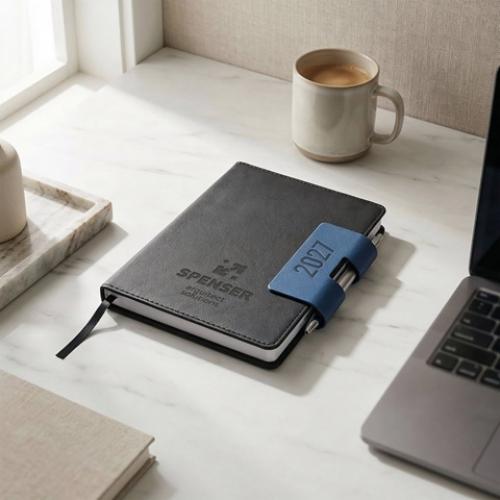 A5 diary with a pu hardcover Spenser a5