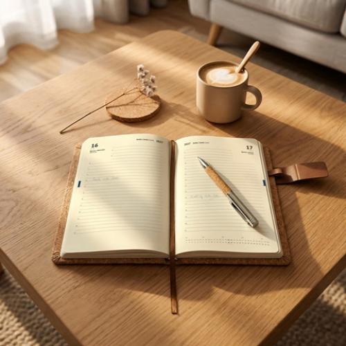 A5 cork diary Camus a5