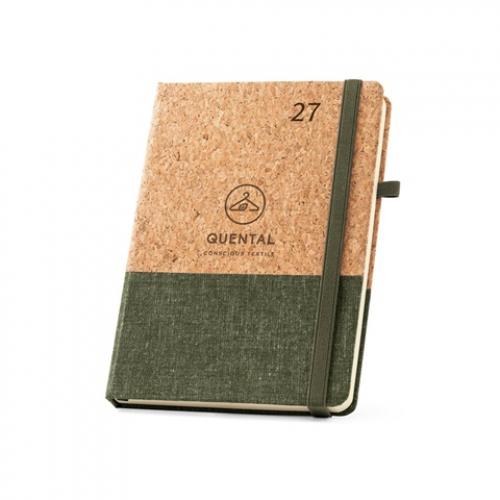 Cork and linen diary Quental a5