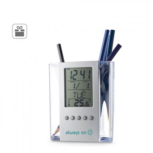 Kugelschreiberbehälter mit digitaluhr Edem