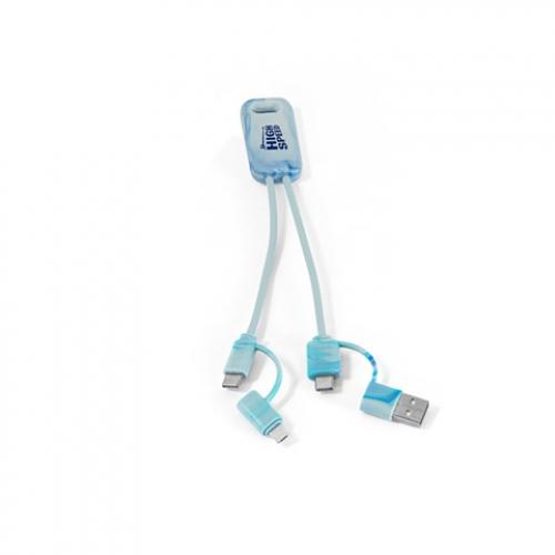 Supersnelle 6in1 usbkabel in gerecycled pet 100% rpet Berners
