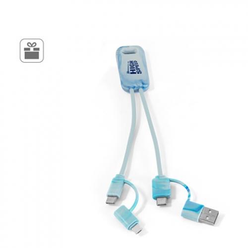 Supersnelle 6in1 usbkabel in gerecycled pet 100% rpet Berners