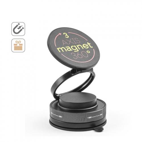 Magnetische mobiele telefoonhouder met vacuümbevestigingssysteem voor gladde en oneffen oppervlakken 360º rotatie Kepler