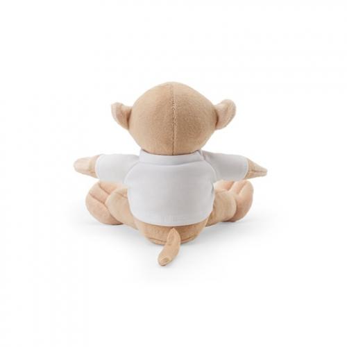 Monkeyshaped plush toy with tshirt Monky