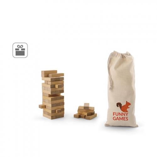 Houten spel van 54 stukken Flik