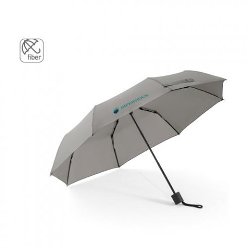 umbrella in recycled polyester 100% rpet pongee 190t foldable in 3 sections Aiden